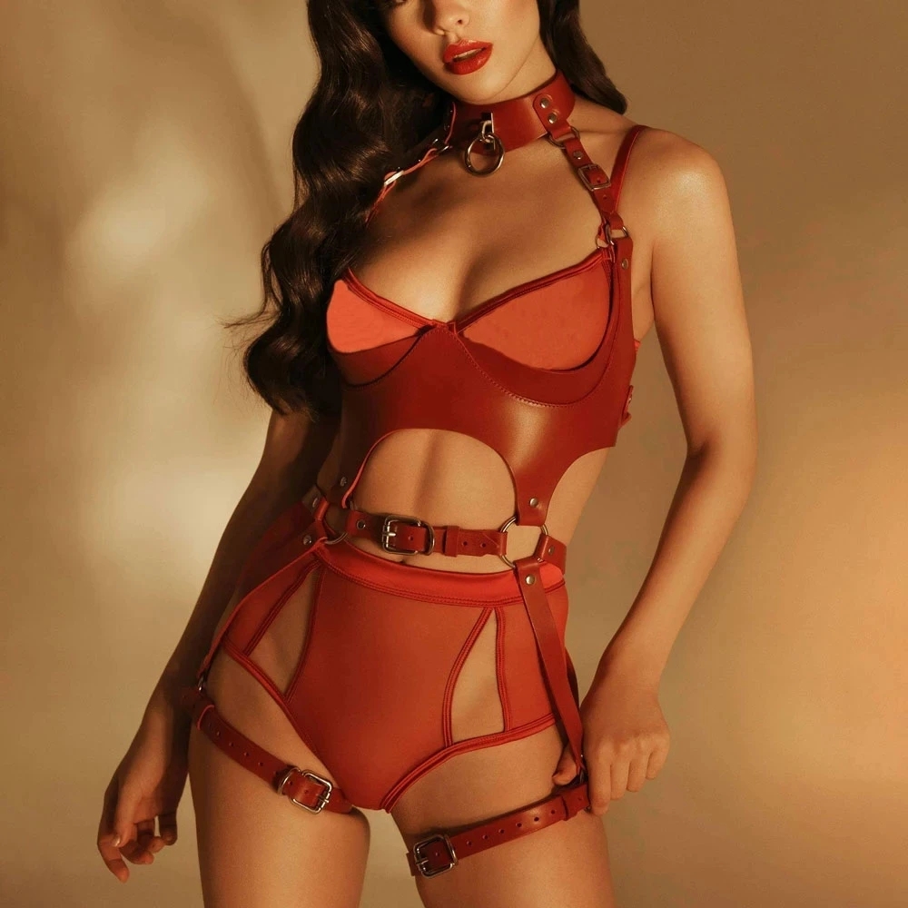 Set Sabuk Pinggang Harness Fas - Garter Belt Set ulasan dan harga