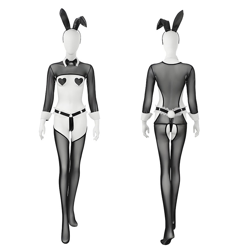 Seragam Pembantu Kelinci Anime - Garter Belt Set ulasan dan harga