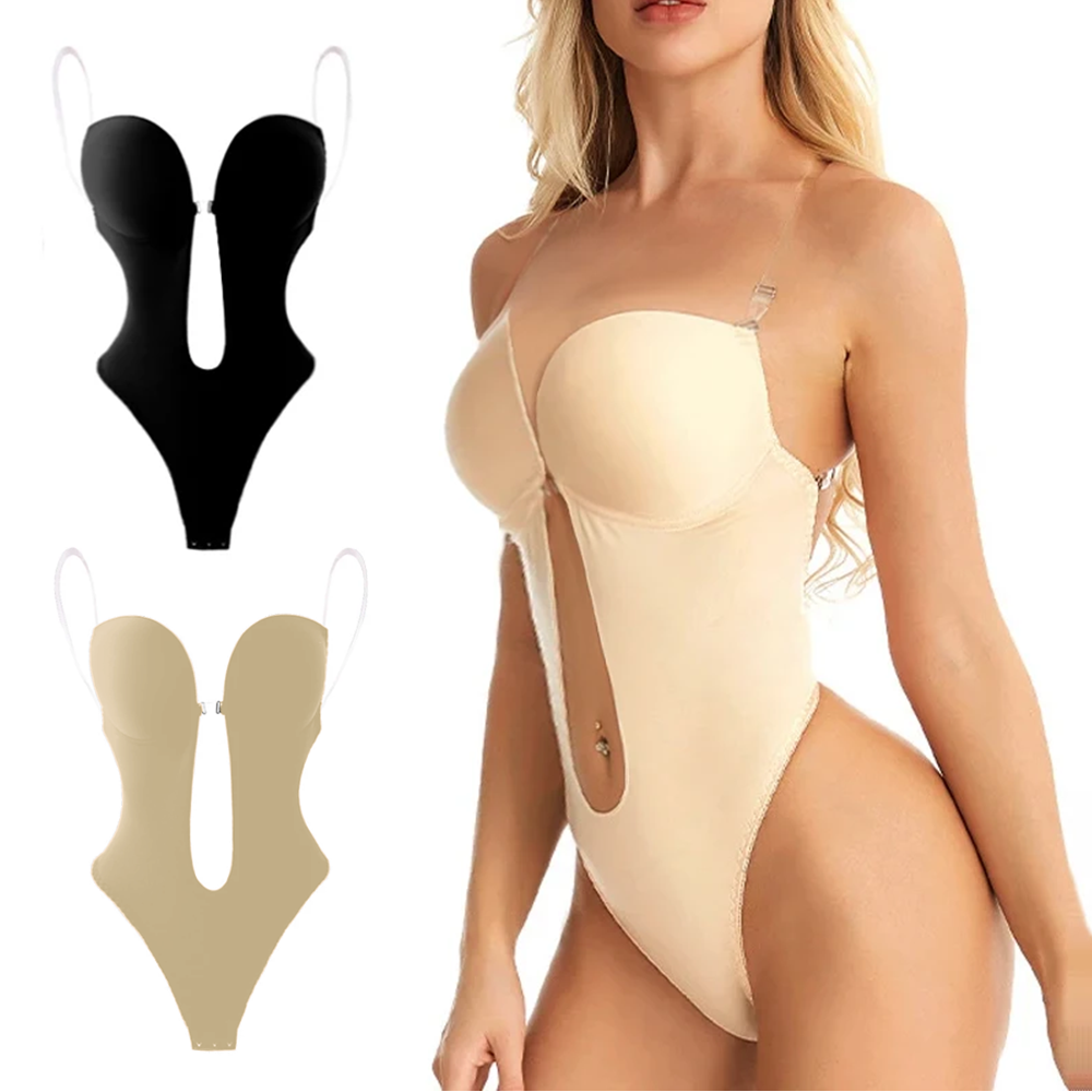 Bra Pembentuk Tubuh Wanita Tan - Shapewear Bodysuit Firm ulasan dan harga