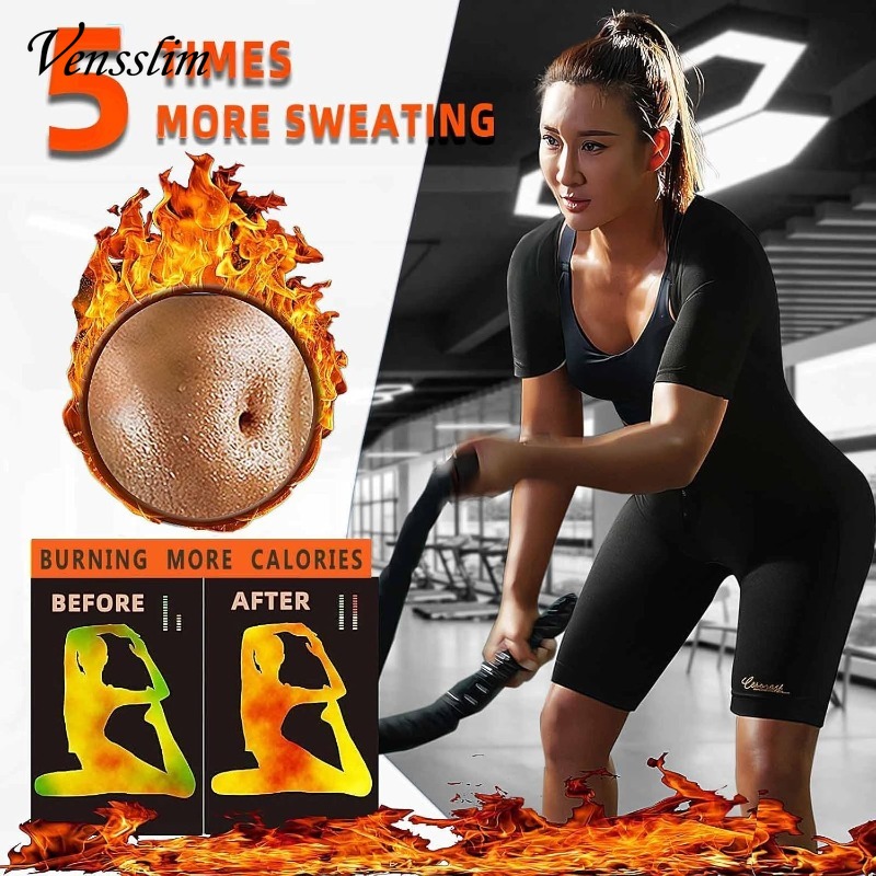 Vensslim Full Body Shaper Saun - Shapewear Bodysuit Firm ulasan dan harga