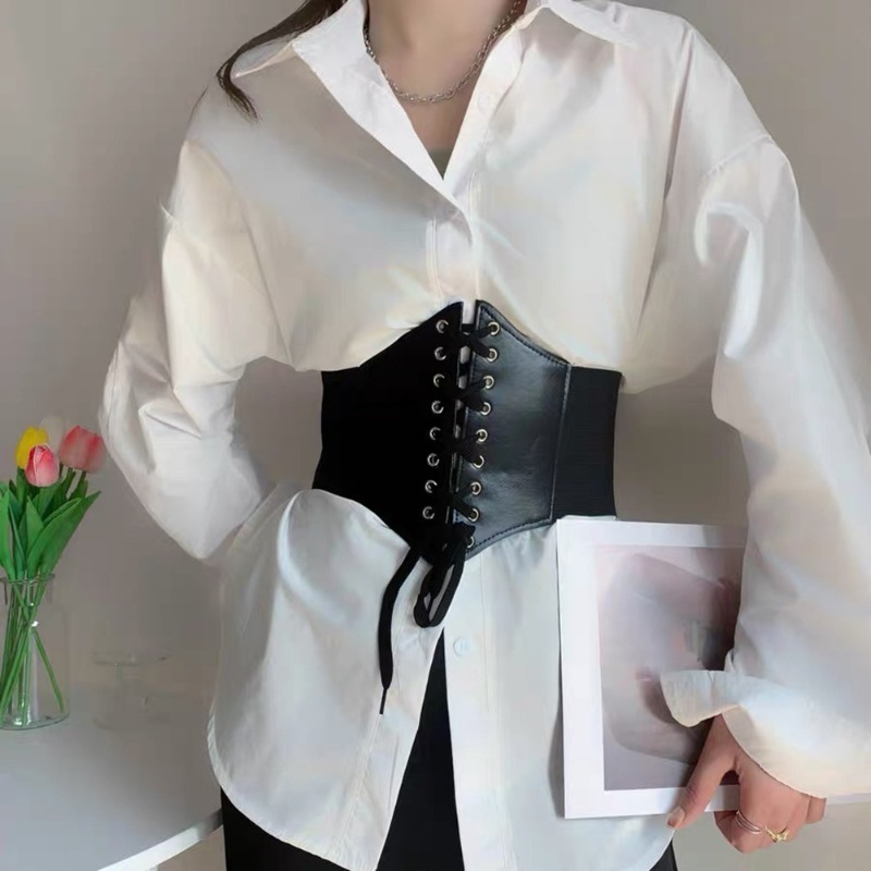 Korset kulit sintetis untuk wa - Corset Waist Cinch ulasan dan harga