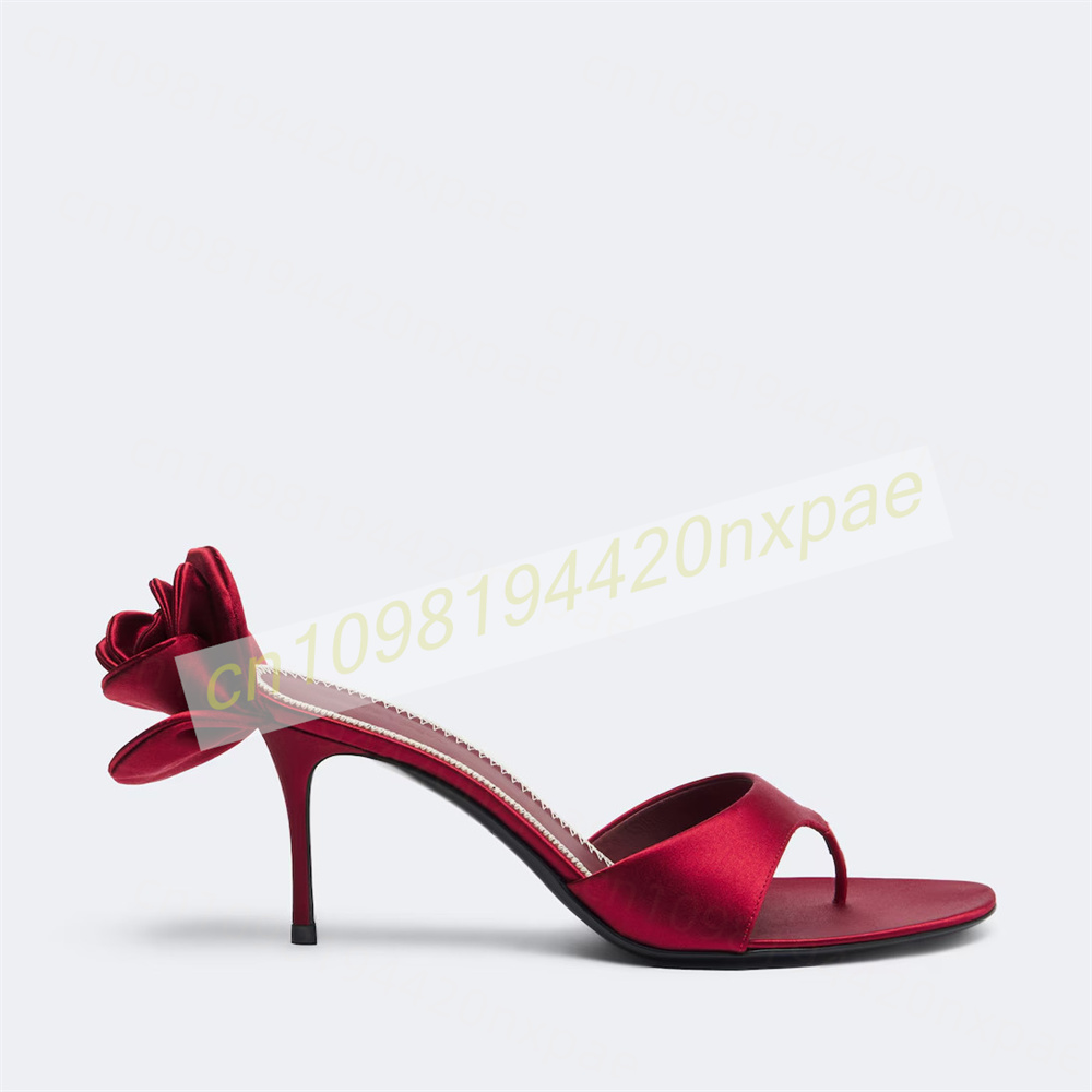 Sandal Wanita Model Thong Mule - Slip Dress Satin ulasan dan harga
